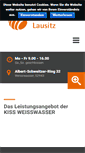 Mobile Screenshot of kiss-weisswasser.de